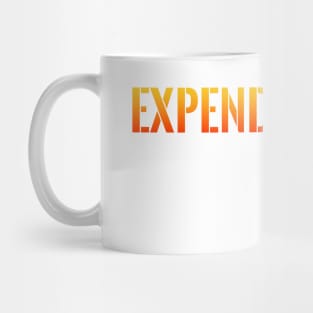 Expend4bles expandables 4 and sylvester stallone themed graphic design by ironpalette. Mug